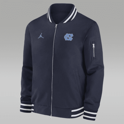 North Carolina Tar Heels Sideline Men s Nike College Full Zip Bomber Jacket. Nike